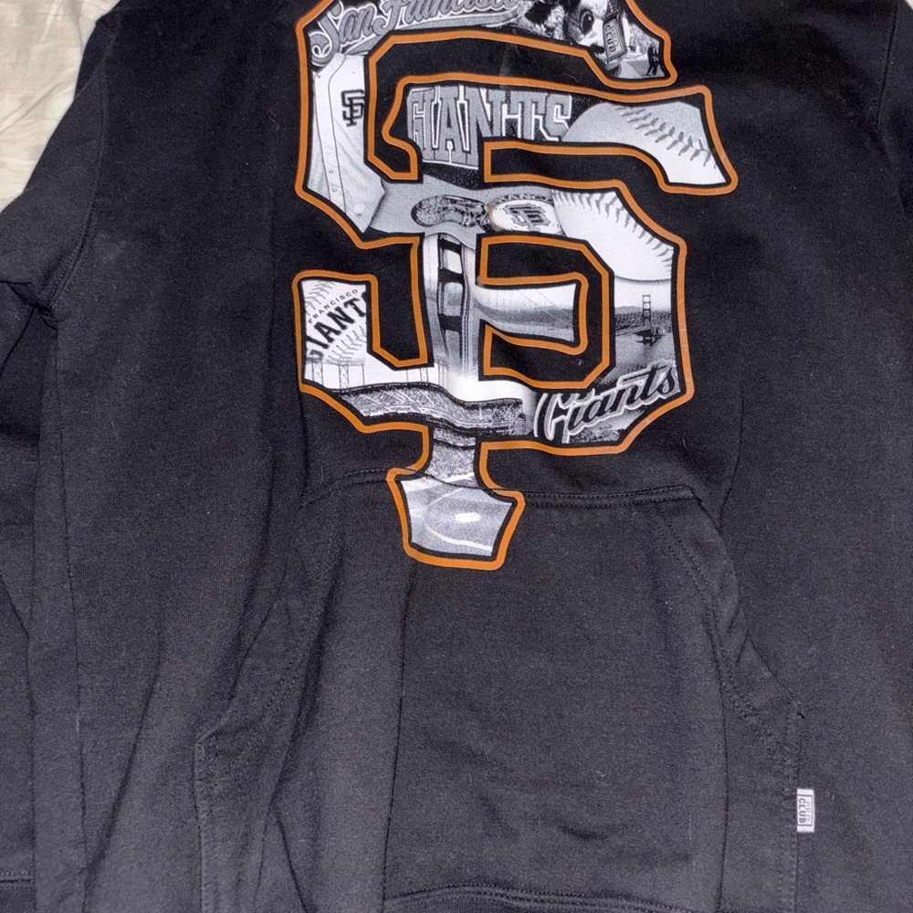 Black and Orange Graphic Men's Sweater